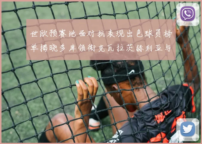 世欧预赛地面对抗表现出色球员榜单揭晓多库领衔克瓦拉茨赫利亚与布拉德利紧随其后